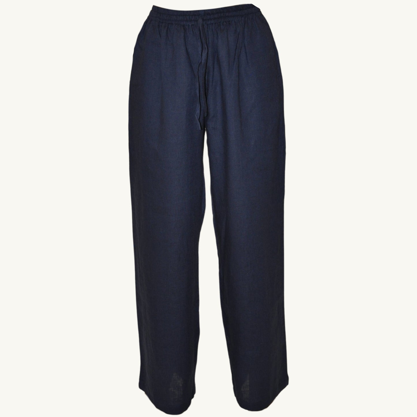 Navy Linen Pants - Women's 100% Linen Pants