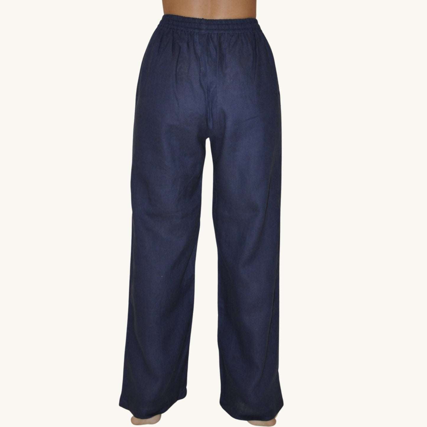 Navy Linen Pants - Women's 100% Linen Pants