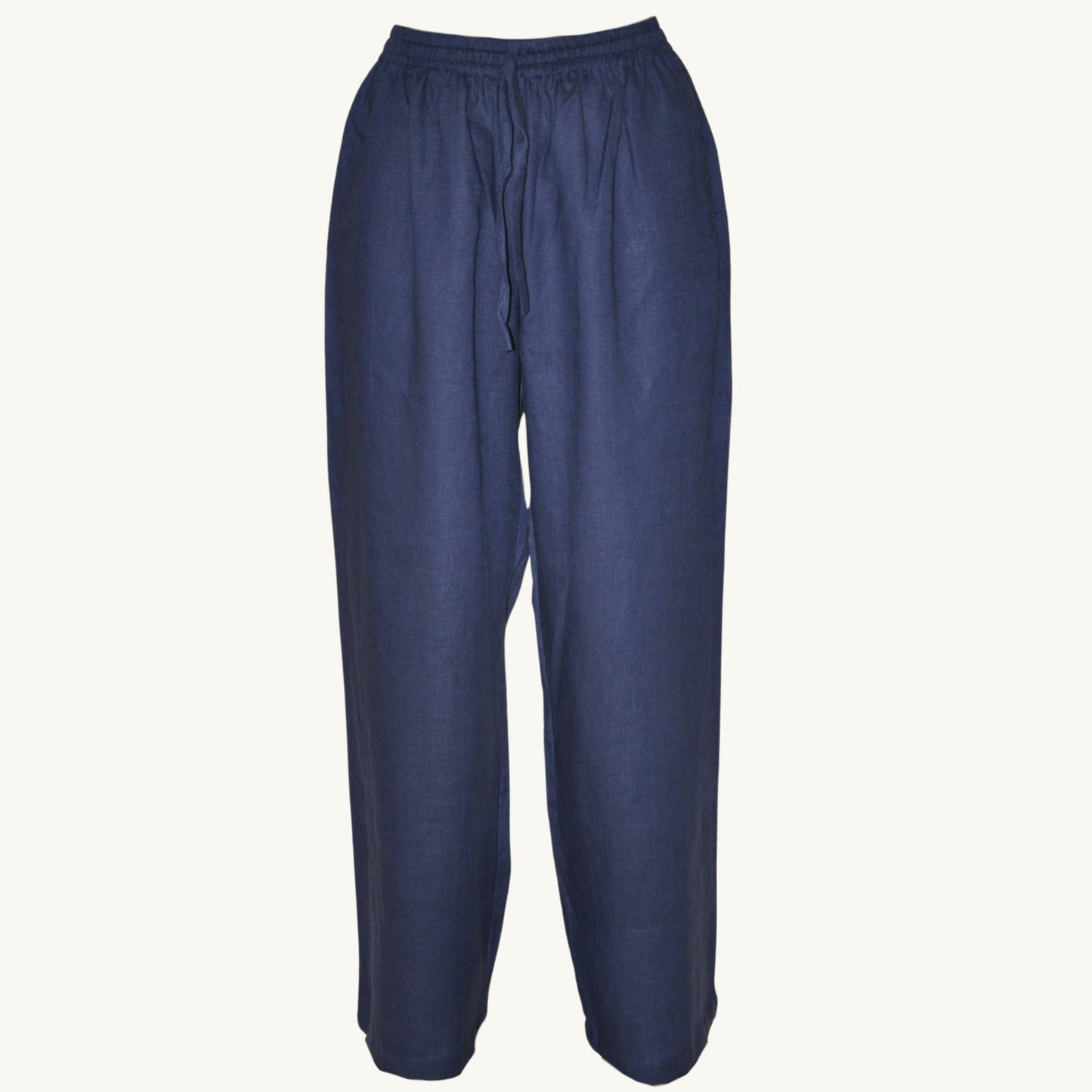 Navy Linen Pants - Women's 100% Linen Pants