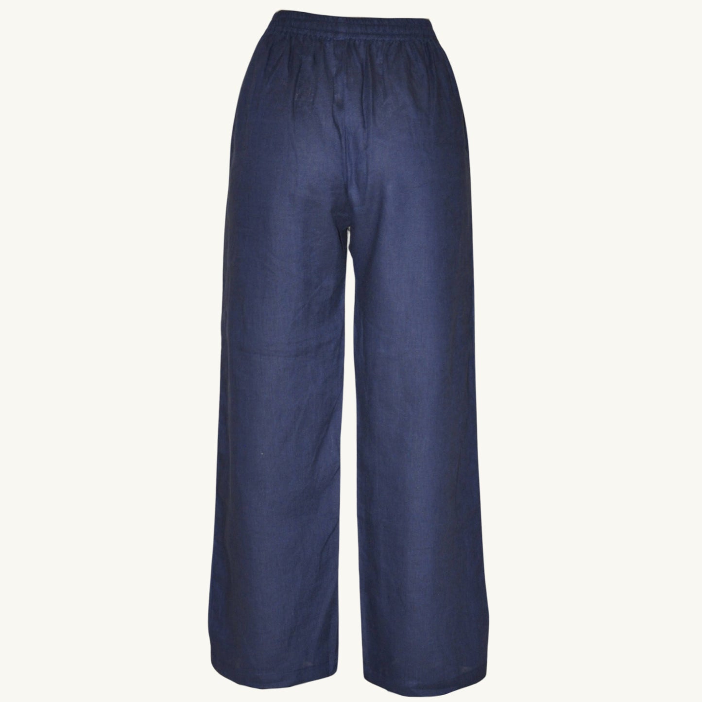Navy Linen Pants - Women's 100% Linen Pants